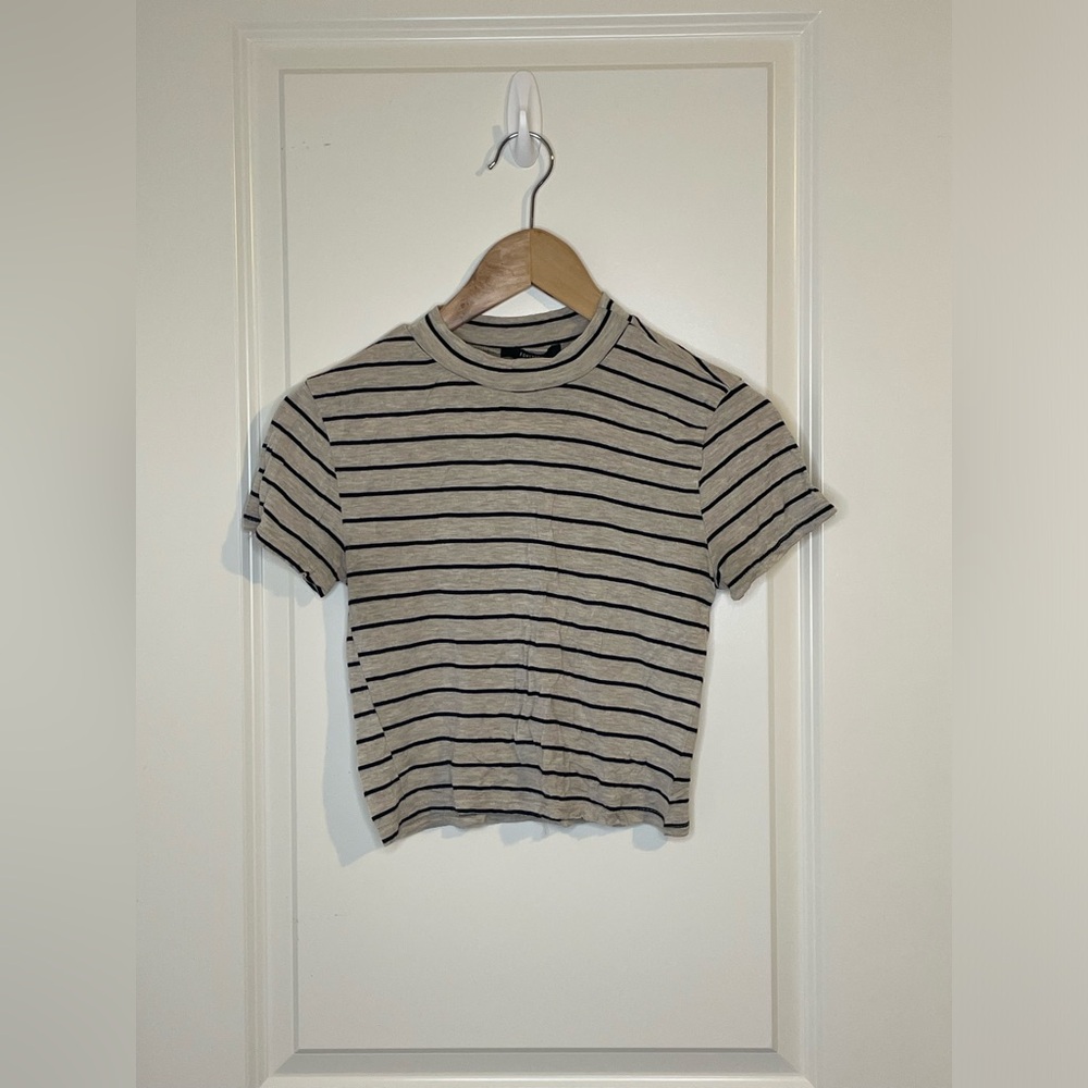 Striped crop top